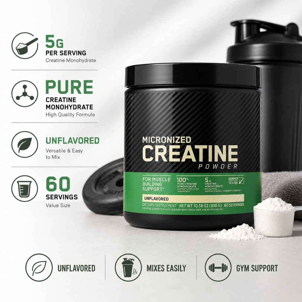 Nutrition For Fitness And Sports - クレアチン一水和物パウダー 300g 筋力サポート マッスルパフォーマンス スポーツドリンク サポートフィットネス